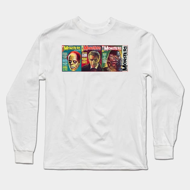 Classic Famous Monsters of Filmland Series 23 Long Sleeve T-Shirt by Starbase79